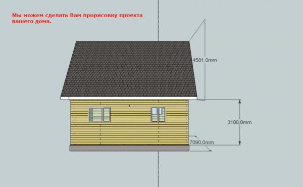 Простые проекты – прорисовки дома,           бани,           коттеджа и т.          п. — фото 2